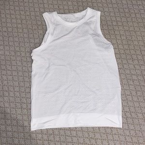 Lululemon white workout tank